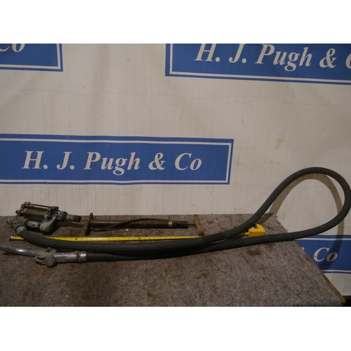 169 - Fuel pump and hose and car pump