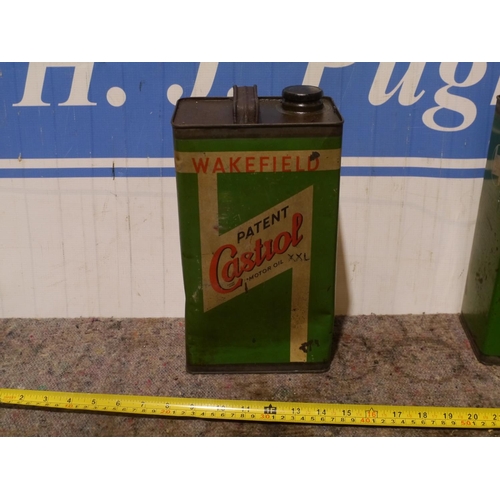 173 - Wakefield patent Castrol 5L oil can