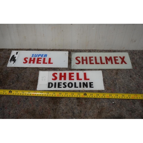 216 - Original Shell signs