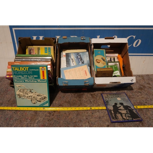 224 - Haynes manuals, literature and advertising signs