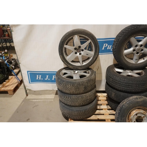 375 - 4 Saab alloys and tyres 225/45/R17