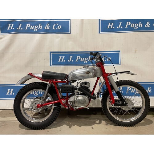 767 - DOT TDHX trials bike. 1958. 197cc. 4spd. Electric ignition. Frame No. 560858. Starts and runs c/w da... 