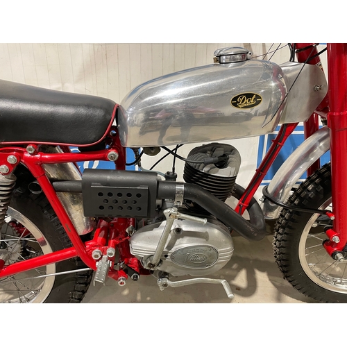 767 - DOT TDHX trials bike. 1958. 197cc. 4spd. Electric ignition. Frame No. 560858. Starts and runs c/w da... 