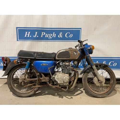 769 - Honda CB175 motorcycle. 1975. Good project. V5.