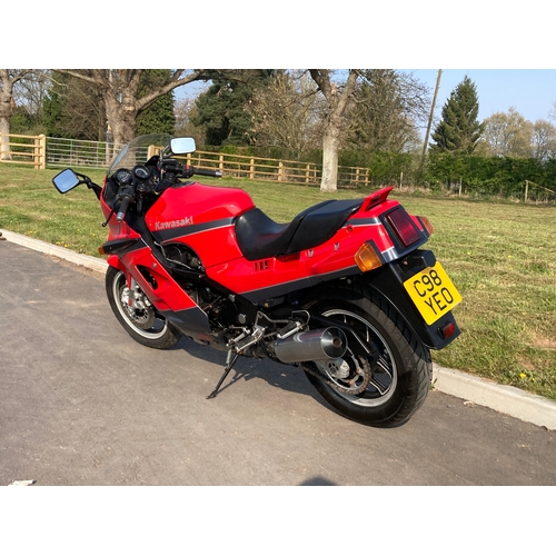 772 - Kawasaki GPZ1000RX motorcycle. 1986. Reg. C98 YEO. New battery, plugs, chain, sprockets, discs from ... 