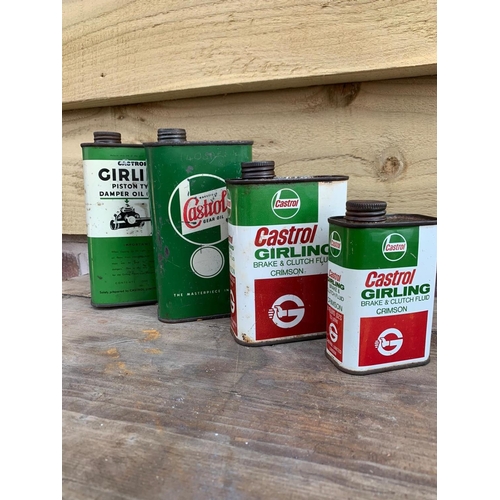 479 - Quantity of Castrol tins