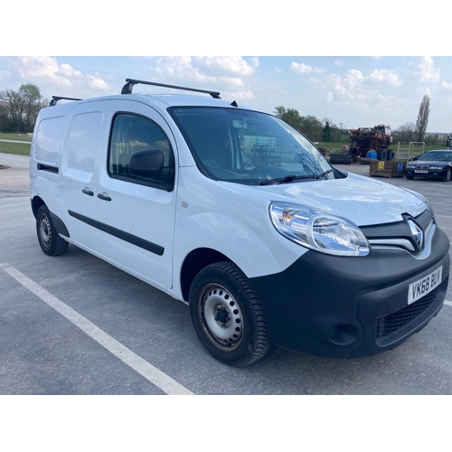 773 - Renault Kangoo Maxi van. 2018. 1461cc. Reg VK68 BUV. 23k Miles. Crew Cab. MOT till 28/10/2021. V5 an... 