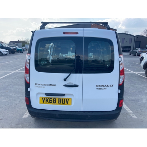 773 - Renault Kangoo Maxi van. 2018. 1461cc. Reg VK68 BUV. 23k Miles. Crew Cab. MOT till 28/10/2021. V5 an... 