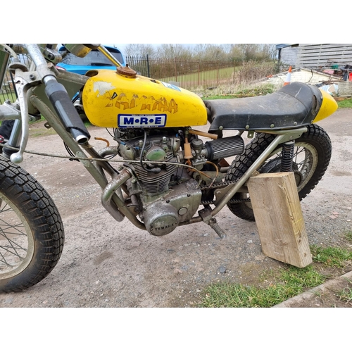 719B - Yamaha Trackmaster Shel Thuet motorcycle project. 750cc. This bike is believed to have been raced in... 