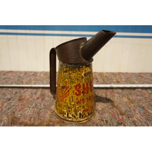 270 - Early Shell Motor Oil quant measuring jug