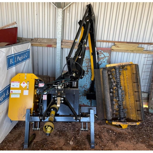 100 - McConnel Power Arm 5455 flail hedgetrimmer, electric motion control, 2019, only done about 20hrs wor... 