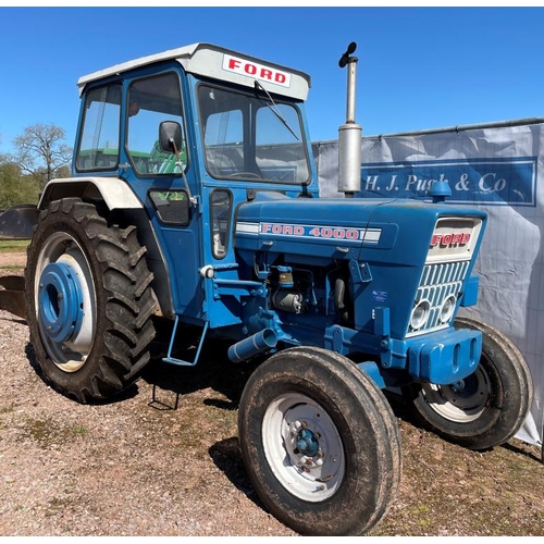 88 - Ford 4000 tractor, power steering, wheel weights, pick up hitch, new rear tyres. Tachometer replaced... 