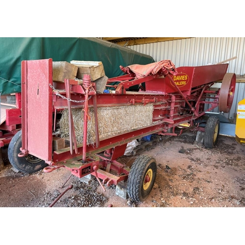 98 - Davies stationary baler, good working order, used at rally's