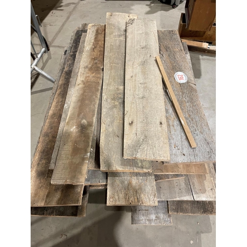 162 - Old elm boards average 60x11x1/2 -25