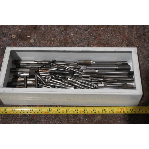 457 - Box of taps- BSP/Metric and others