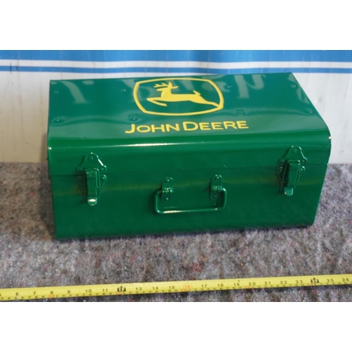 603 - John Deere tool box +VAT