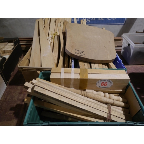 66 - Ash chair blanks