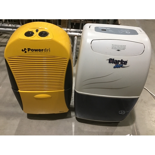 715 - Powerdri dehumidifier & Clarke air