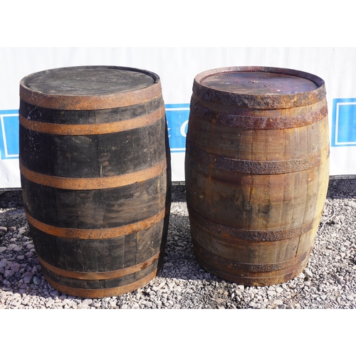 1358 - Whiskey barrels -2 +VAT