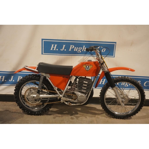 835 - Maico MC400 motorcycle. 1973. Recently restored. All bearings, seals, piston, crank have all been re... 