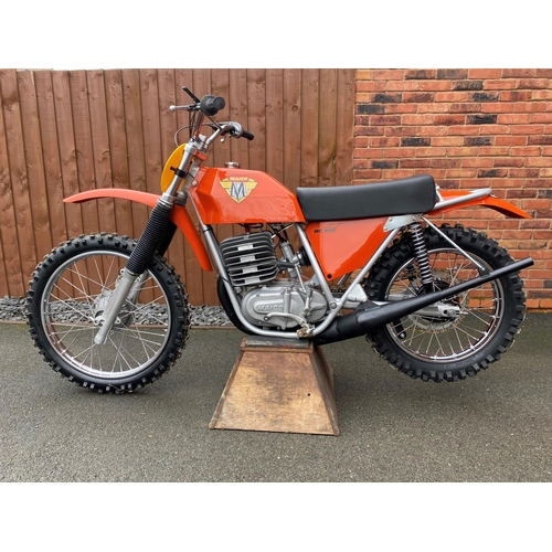 835 - Maico MC400 motorcycle. 1973. Recently restored. All bearings, seals, piston, crank have all been re... 