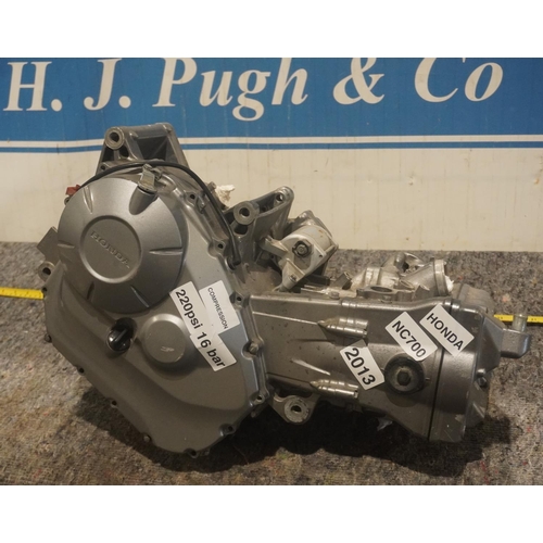 96 - Honda NC700 engine with 220 PSO, 16 bar compression, starter motor and clutch