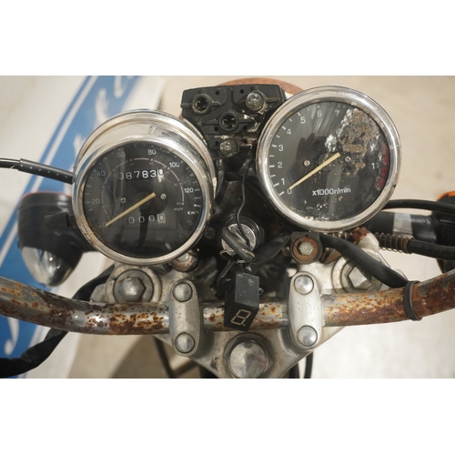 867 - Huoniao HN125-8 motorcycle project. Reg. HX61 CDN. Keys, No V5