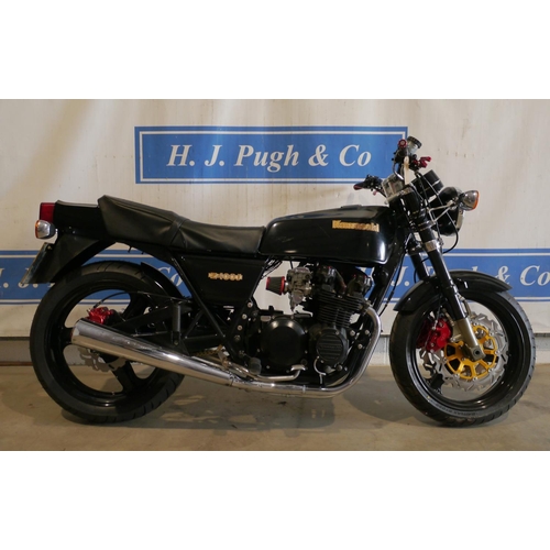 よっしー Kawasaki Z400J motorcycle project. 1981. ZXR400 forks stripped and