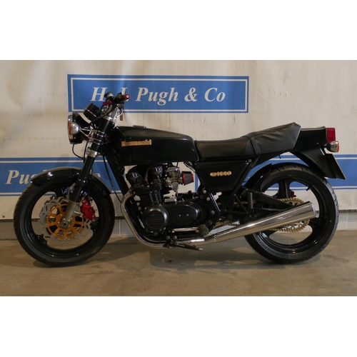Kawasaki Z400J motorcycle project. 1981. ZXR400 forks Kawasaki Z400J motorcycle project. 1981. ZXR400 forks