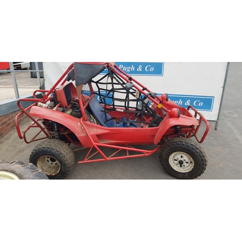 Honda Pilot FLR400 400cc dune buggy barn find. Was running when put into storage 10 years ago. Key