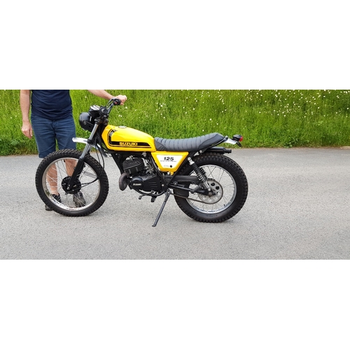 984 - Suzuki TS125 motorcycle.1978. This bike has recently been restored. No docs