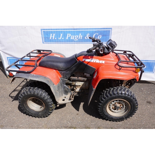 9 - Honda Fourtrak quad farm bike. GWO