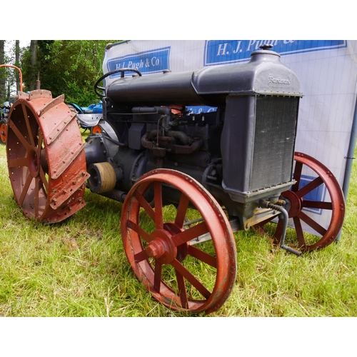 101 - Fordson F tractor. Early restoration. Runs and drives. 1924/5