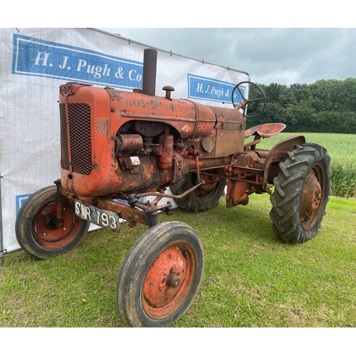 133 - Alice Chalmers D270 tractor, quite original, runs and drives, sn 793