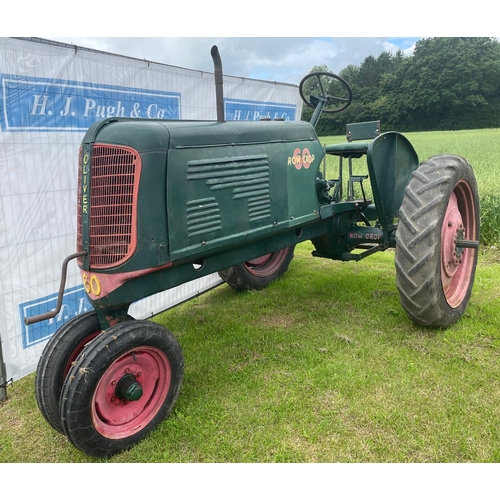 139 - Oliver 60 rowcrop tractor, early restoration, runs and drives, sn 609728KD