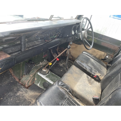 145 - Land Rover Series 3 hard top diesel. 1984. Runs but needs attention, Reg. A218 PVJ sorn. Supplied by... 