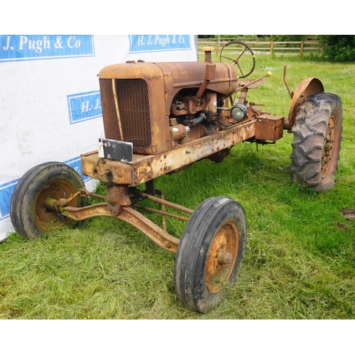 115 - Allis Chalmers WC tractor. Runs. SN. 124055