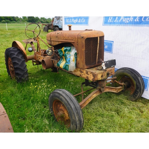 115 - Allis Chalmers WC tractor. Runs. SN. 124055