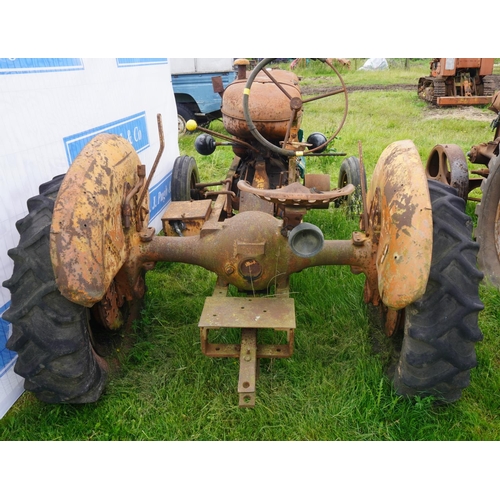 115 - Allis Chalmers WC tractor. Runs. SN. 124055