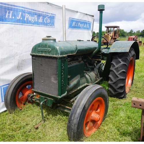 141 - Fordson Standard N green wide wing tractor