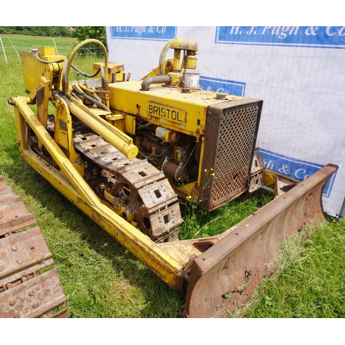 161 - Bristol Taurus crawler tractor. SN. 11354 with dozer blade