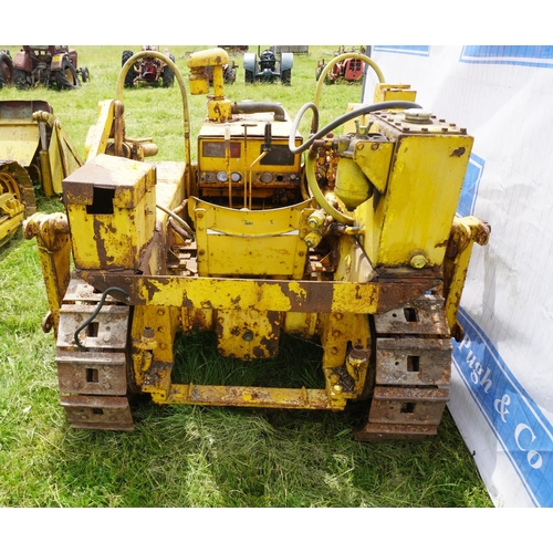 161 - Bristol Taurus crawler tractor. SN. 11354 with dozer blade