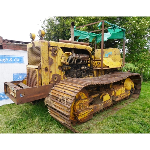 172 - International BTD20-201 crawler tractor, wide track, hydraulics