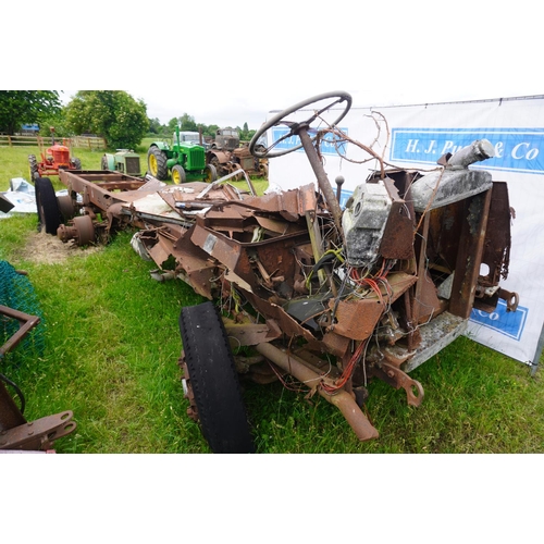 202 - Sentinel lorry chassis, rare tandem axle