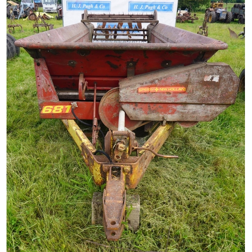 61 - Sperry New Holland 681 FYM spreader