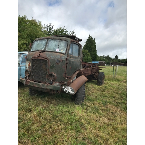 181 - Fordson Thames 4WD chassis cab timber carriage