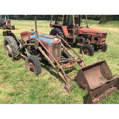 149 - Massey-Harris-Ferguson FE35 tractor. With front end loader. Sn SDM 53187