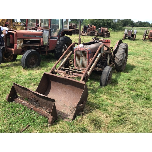 149 - Massey-Harris-Ferguson FE35 tractor. With front end loader. Sn SDM 53187