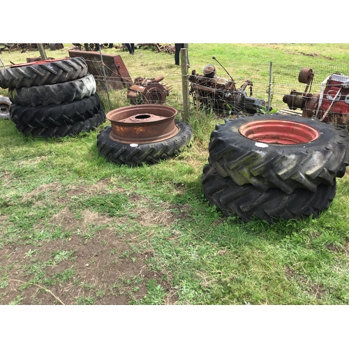 201 - Tractor rear wheels and tyres