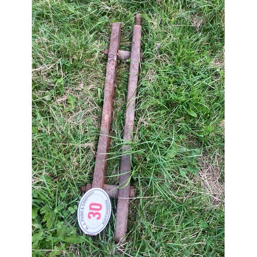 30 - Ferguson 9 hole drawbar